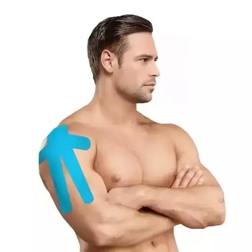 Wstępna kinesiologia łatka na ramię